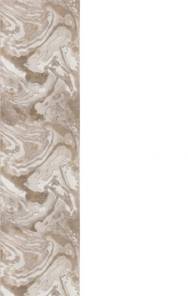  KADIMA DESIGN KAPPADOKIEN MARMOR 80 X 300 Beige Farbe Läufer Indoor Teppich