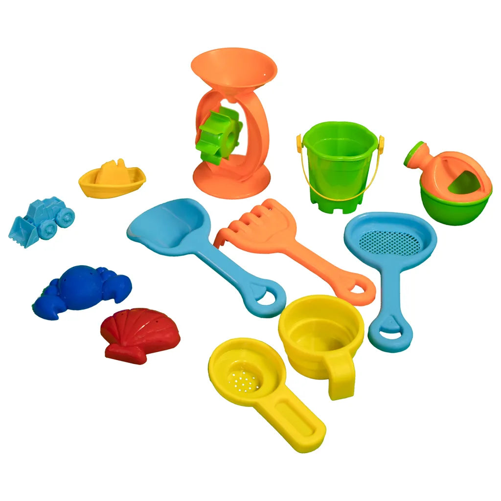  Strandspielzeug, Strand-Sand-Spielzeug-Set Für Kleinkinder - Jungen & Mädchen - Buntes Spielzeug - Weiches Kunststoffmaterial Ideales Geschenk Für Kinder- 72 Cm (28 Stück)