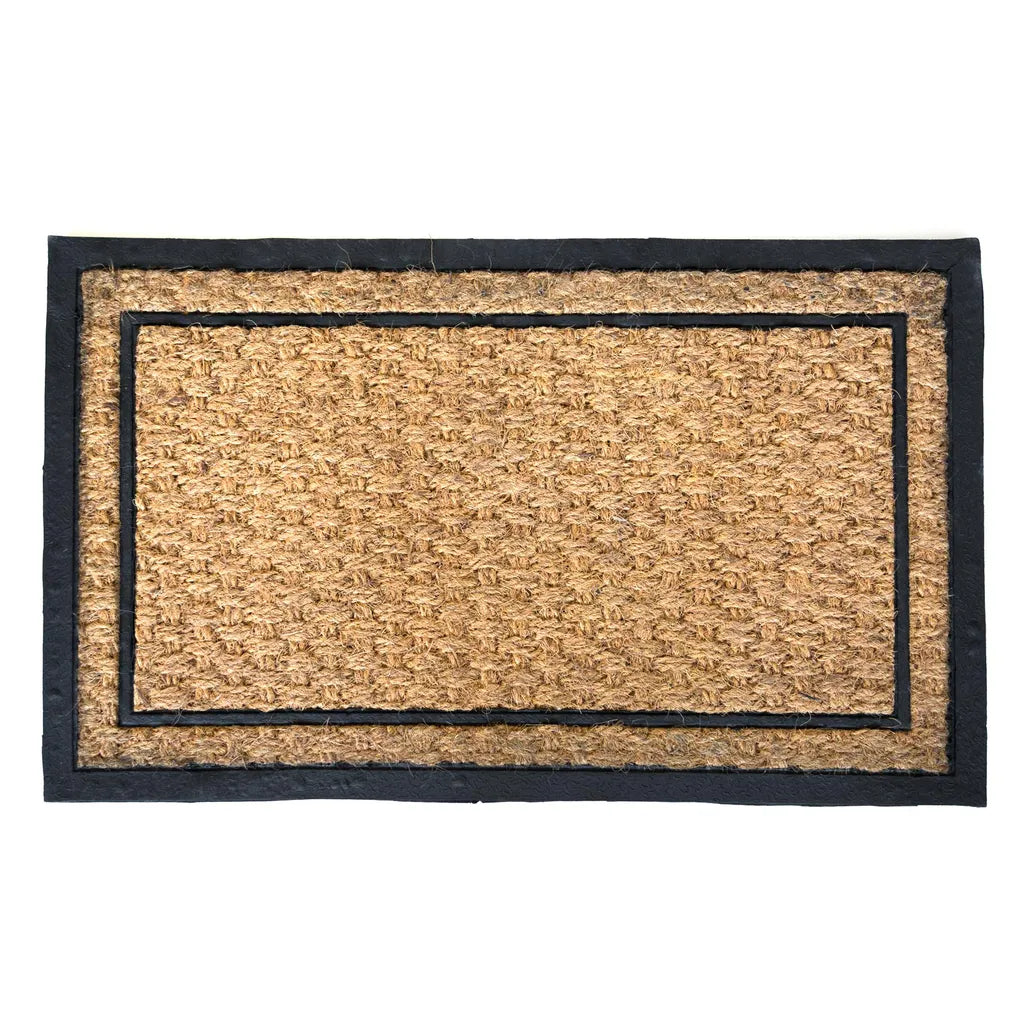  Homestyle4u 1778, Schmutzfangmatte Fußmatte Türmatte Fußabtreter Schmutzmatte Sisal Karo