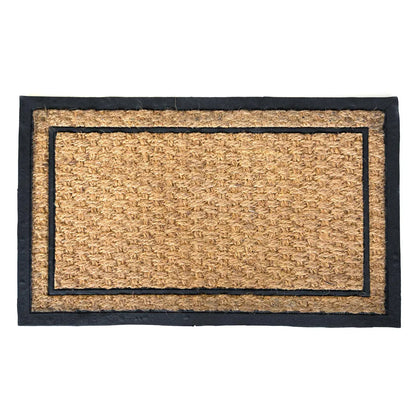  Homestyle4u 1778, Schmutzfangmatte Fußmatte Türmatte Fußabtreter Schmutzmatte Sisal Karo