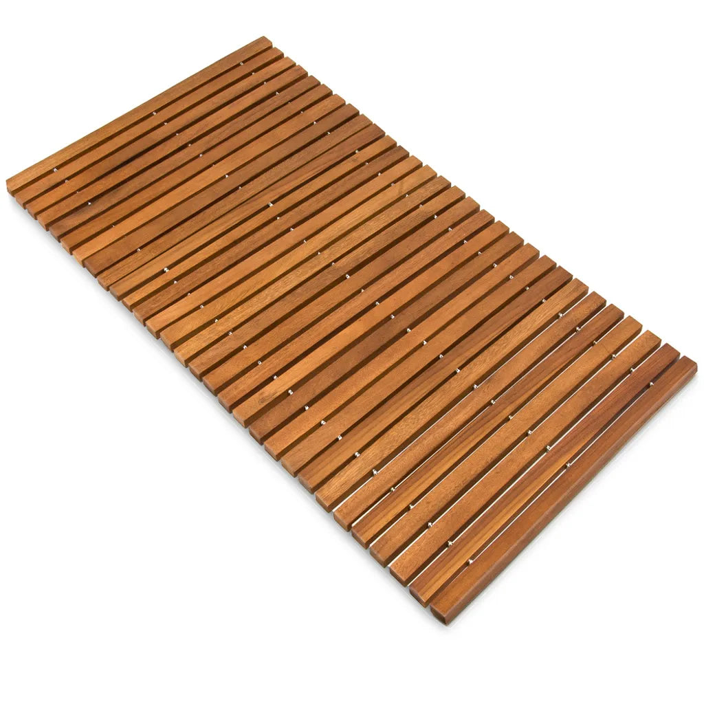  Badematte Akazieholz - 80 Cm X 50 Cm - FSC® Zertifiziert, Ausführung:Stab