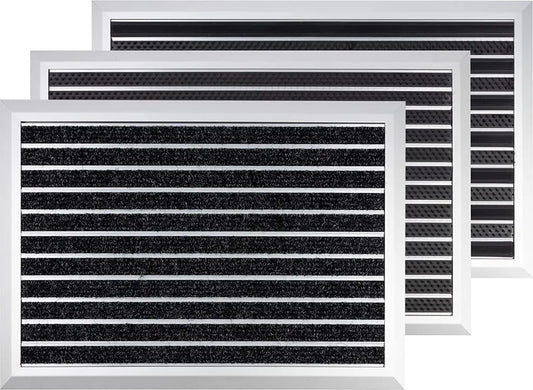  Alu-Fußmatte Spectral Textilfaser-Rips + Bürsten 54 X 83 Cm