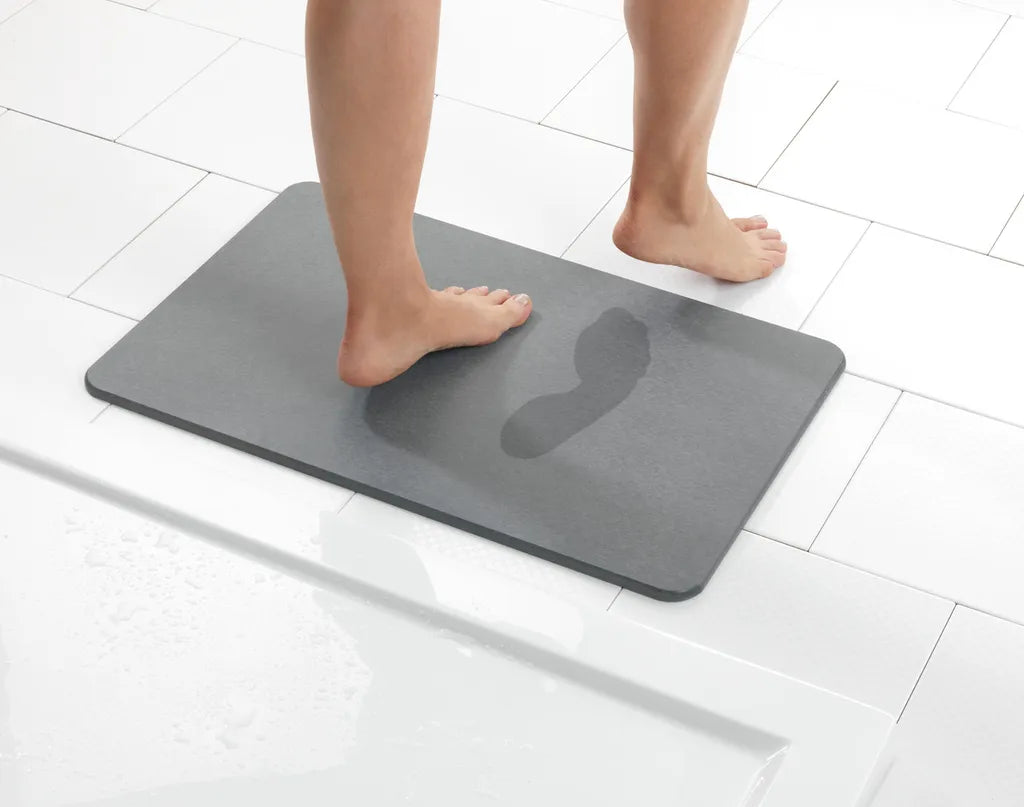 Wenko Badematte Simi Grau, 60 X 39 Cm