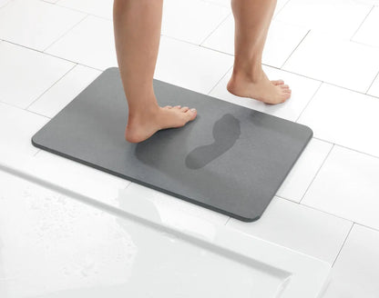 Wenko Badematte Simi Grau, 60 X 39 Cm