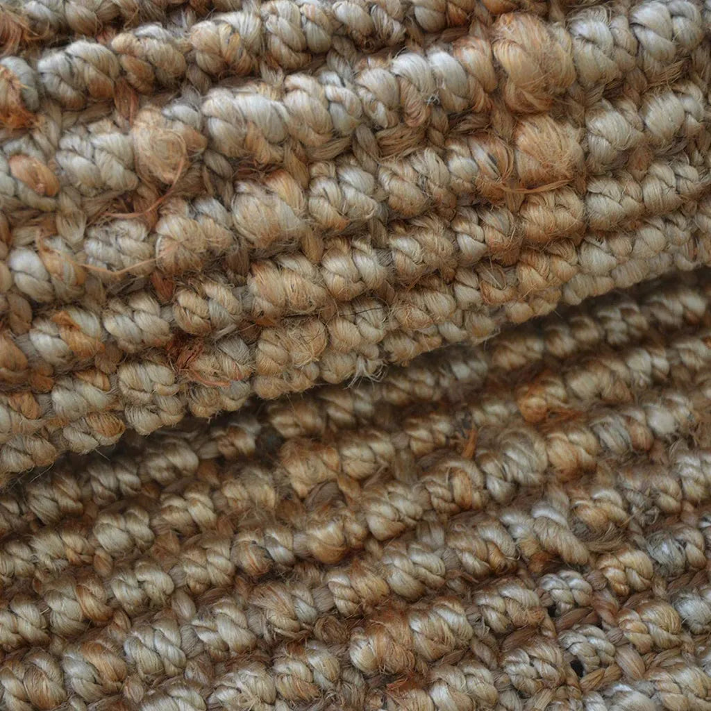  Jute-Teppich Urbano Bouclégarn Nature-Teppich Naturfaser Handgewebt 200 X 290 Cm