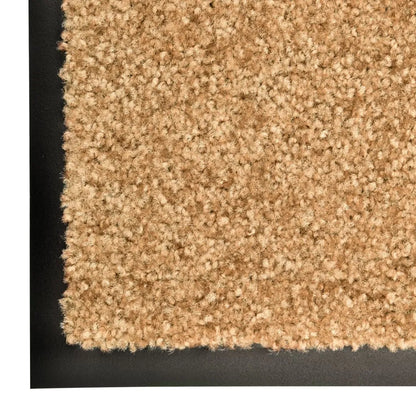  VidaXL Fußmatte Waschbar Creme 60x180 Cm