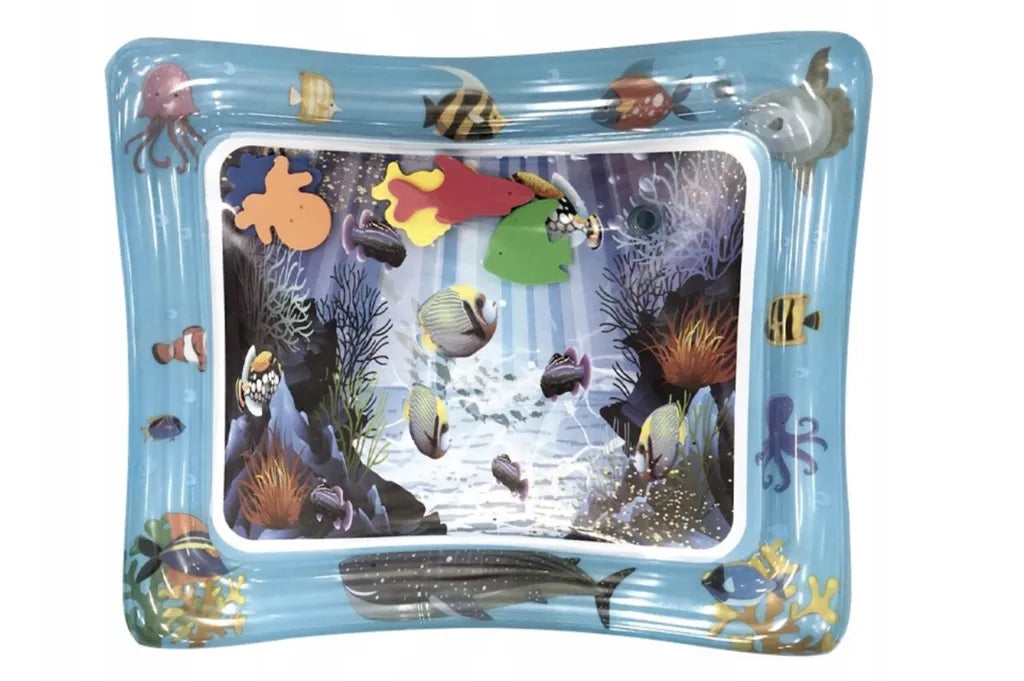  Baby Aufblasbare Wassermatte Für Kinder Kleinkinder Aufblasbare Wasser-Spielmatte Kleinkinder Spielmatte Frühe Entwicklung Perfektes Sensorisches Spielzeug