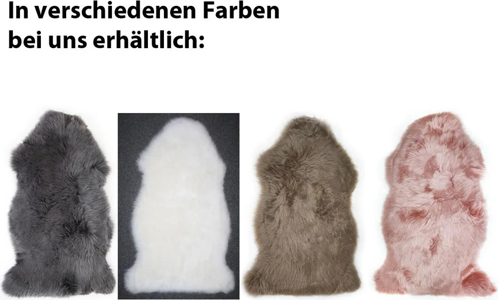  KMH® Schaffell 90-100x60 Taupe