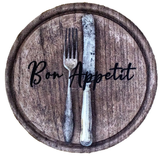  Küchenteppich 'Bon Appetit' Rund 67 Cm