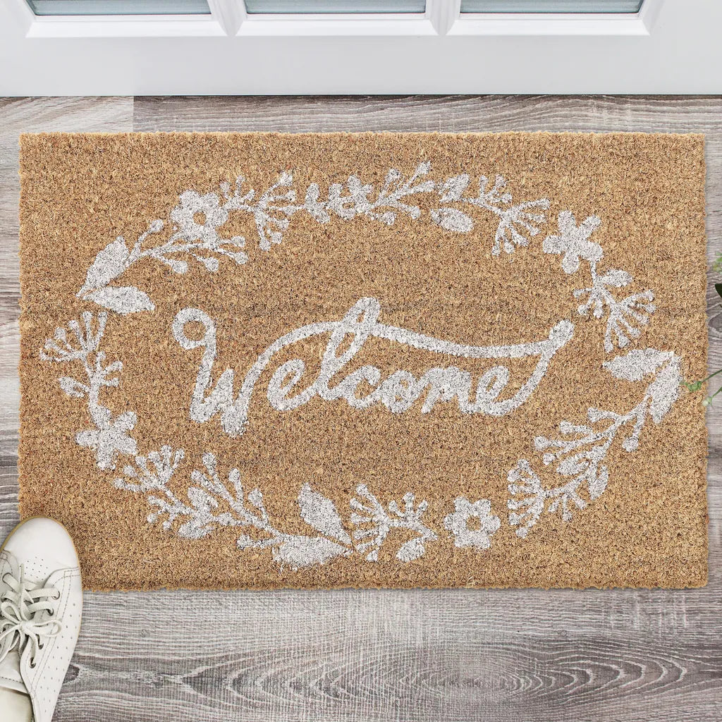  Relaxdays Kokos Fußmatte "Welcome"