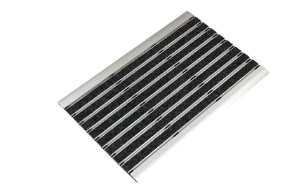  Alu Fußmatte Anthrazit 40x60cm Mit Nadelfilz Einsatz - Anlaufkante Beidseitig