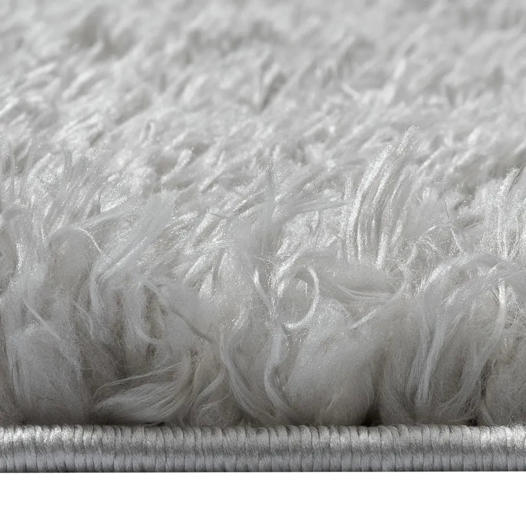  VidaXL Shaggy-Teppich Hochflor Grau 140x200 Cm 50 Mm