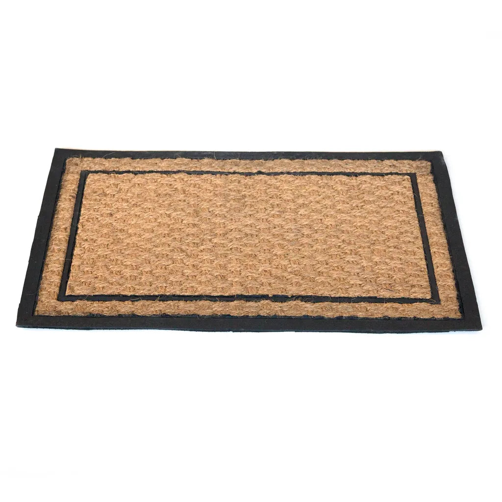  Homestyle4u 1778, Schmutzfangmatte Fußmatte Türmatte Fußabtreter Schmutzmatte Sisal Karo