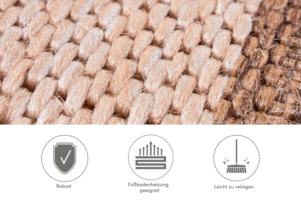  Andiamo Teppich New Orleans Braun-beige, 120 X 170 Cm