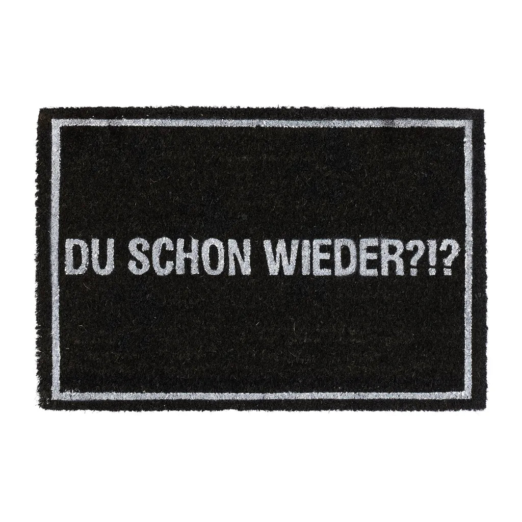  Relaxdays Fußmatte Kokos "Du Schon Wieder"