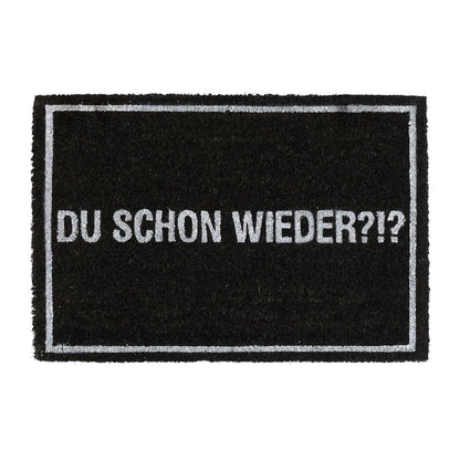  Relaxdays Fußmatte Kokos "Du Schon Wieder"
