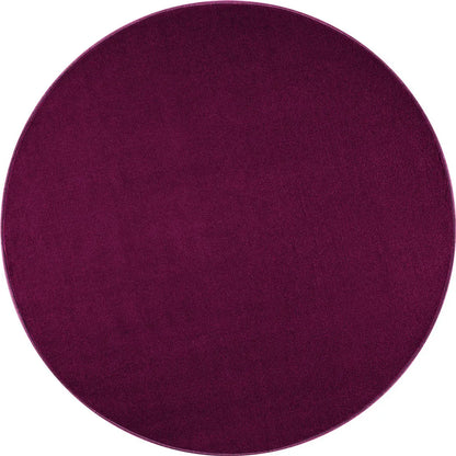  Kurzflor Teppich Nasty, Rund, Farbe:Violett, Durchmesser:133cm