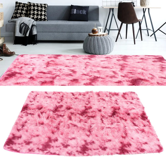  300x200cm Hochflorteppiche Handgemachte Krawattenfarbe Teppich Hauptinnendekoration
