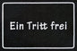  Ein Tritt Frei Fußmatte