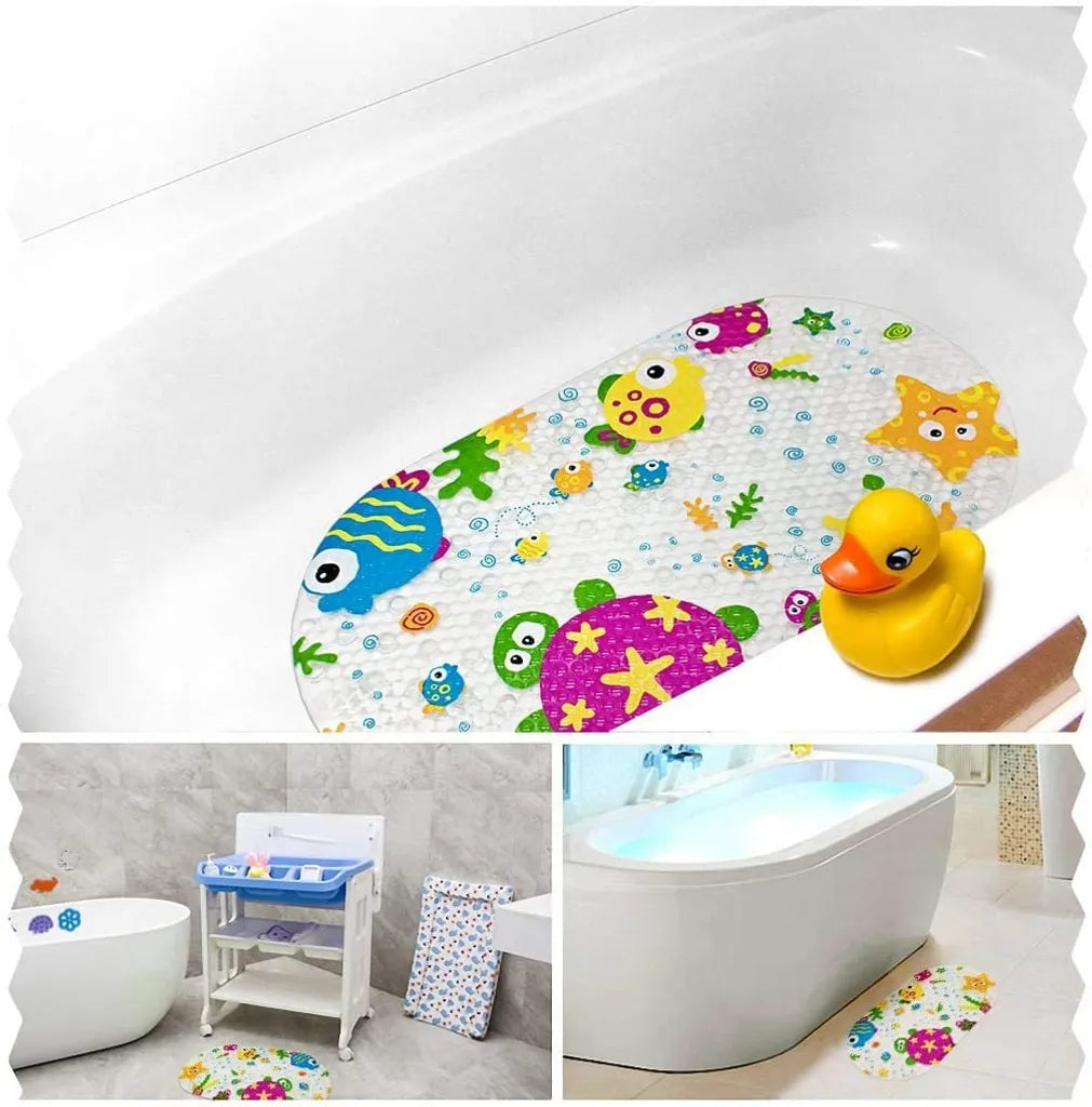  Badewannenmatte Baby Wanneneinlage Schönen Optik Anti-Rutsch Badematte Karikatur Entwurf Massage Dusche Badematte