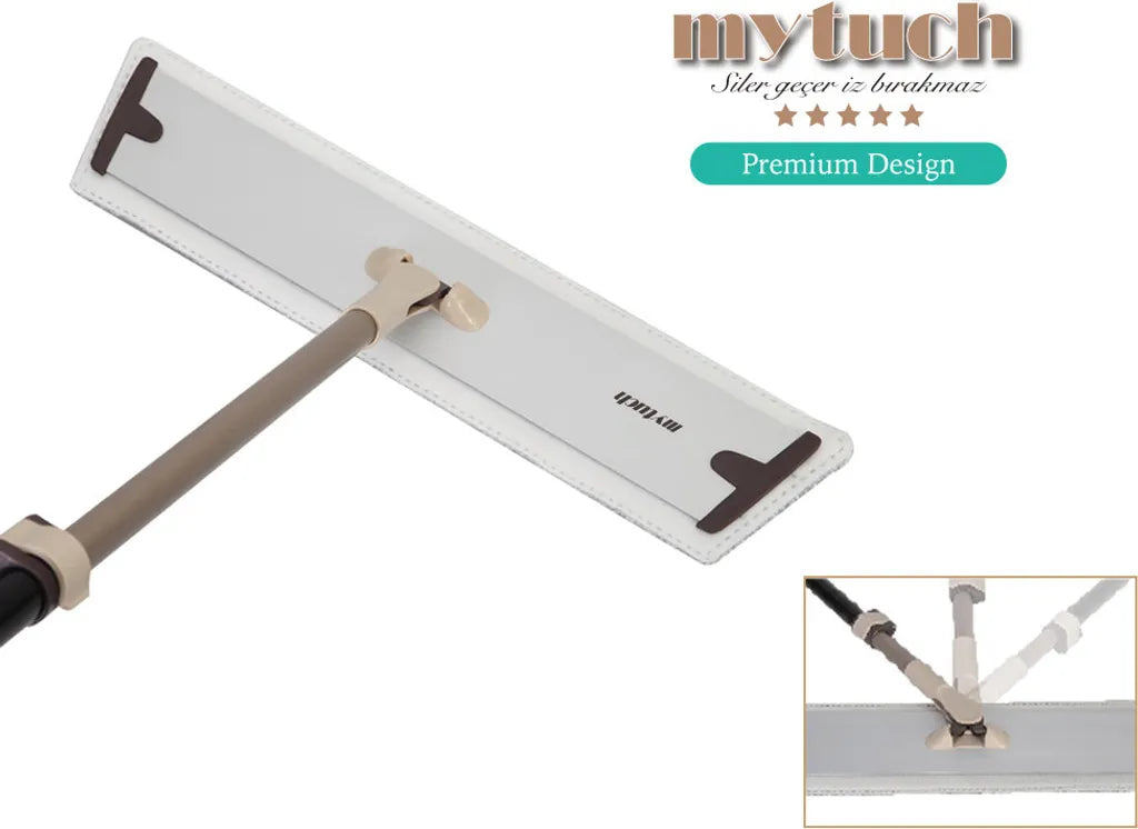  Mytuch Multifuntionaler Mopp Rosegold Bodenwischer Set Mit 3 Mikrofaser Pads Ultra Flach