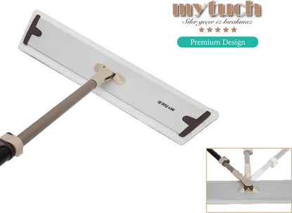  Mytuch Multifuntionaler Mopp Rosegold Bodenwischer Set Mit 3 Mikrofaser Pads Ultra Flach