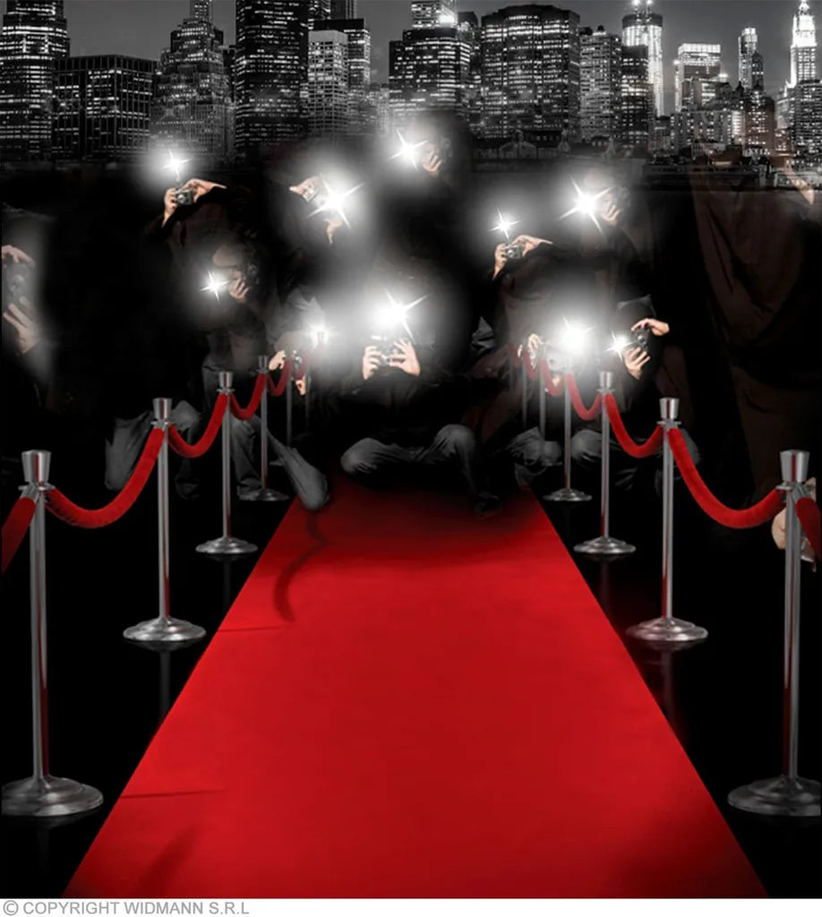 Boland Roter Teppich 450 X 60cm - Fasching - Hollywood Läufer Deko