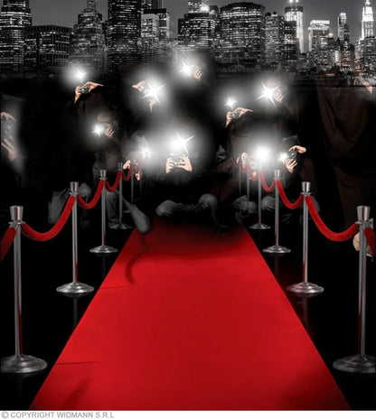 Boland Roter Teppich 450 X 60cm - Fasching - Hollywood Läufer Deko