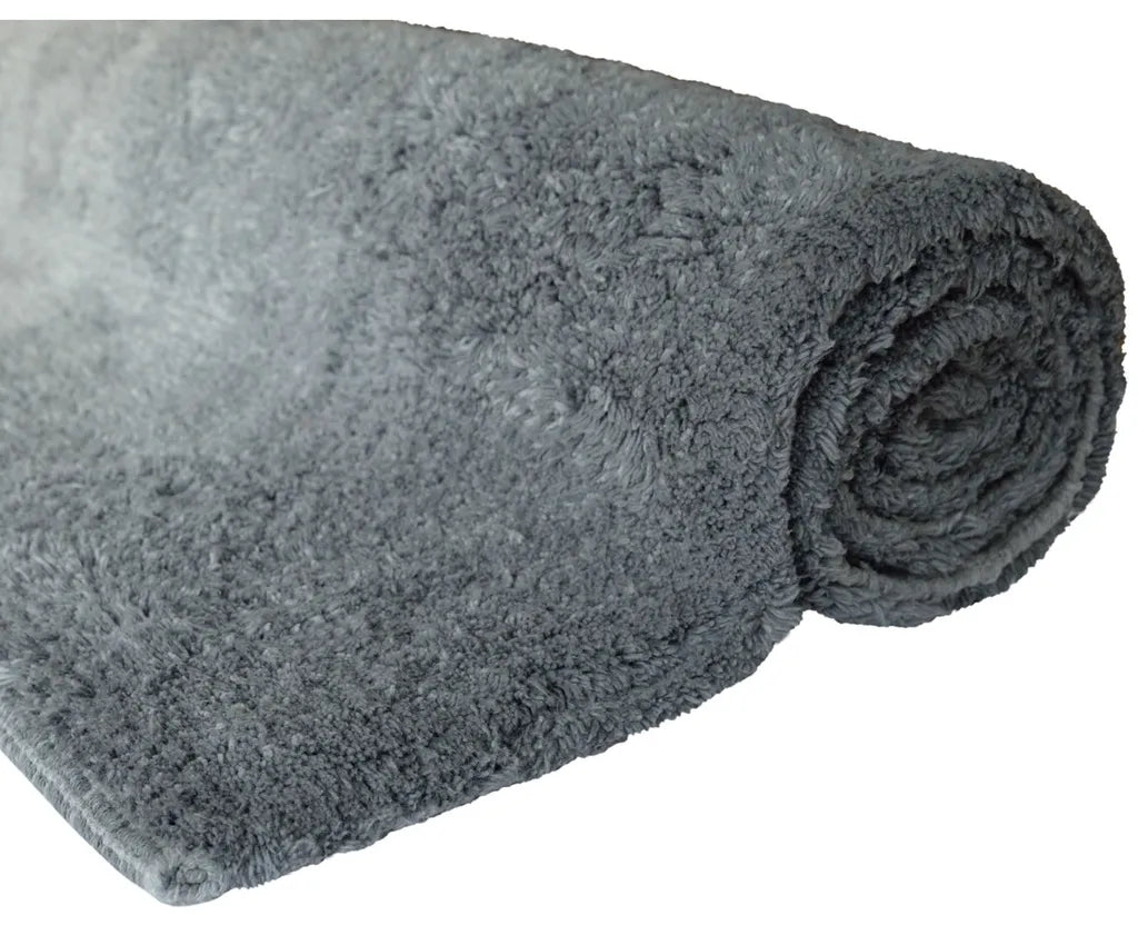  Dyckhoff Badteppich Colori 60 X 100 Cm Grau 100% Bio Baumwolle