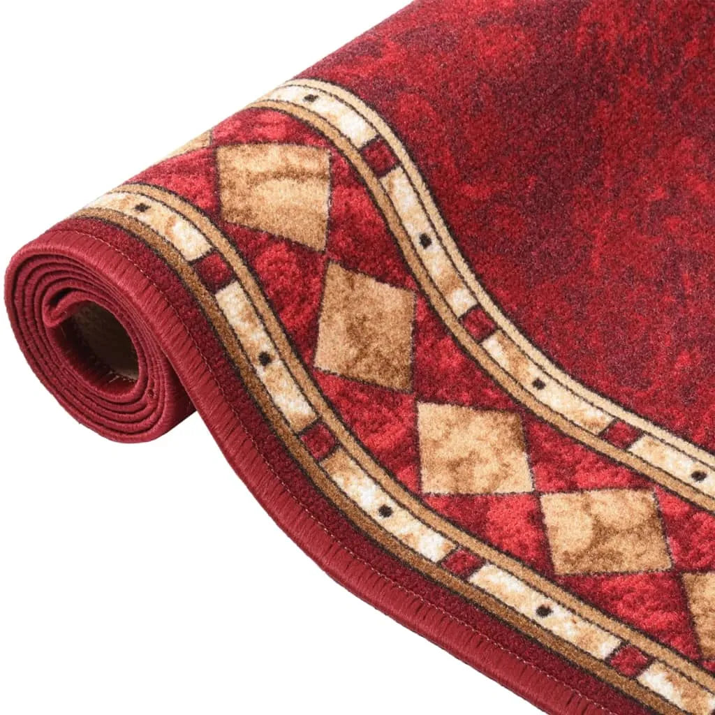  VidaXL Teppichläufer Rot 100x150 Cm Rutschfest