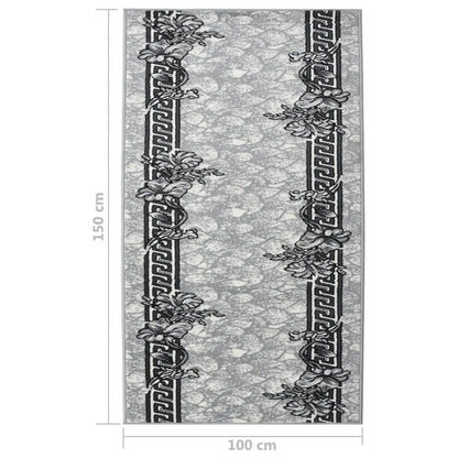  VidaXL Teppichläufer BCF Grau 100x150 Cm