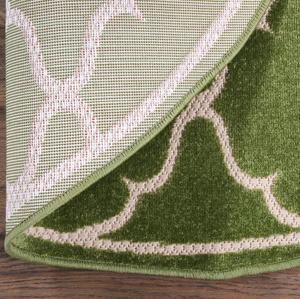  Teppich BERLIN 9005 GREEN 150x150 RUND