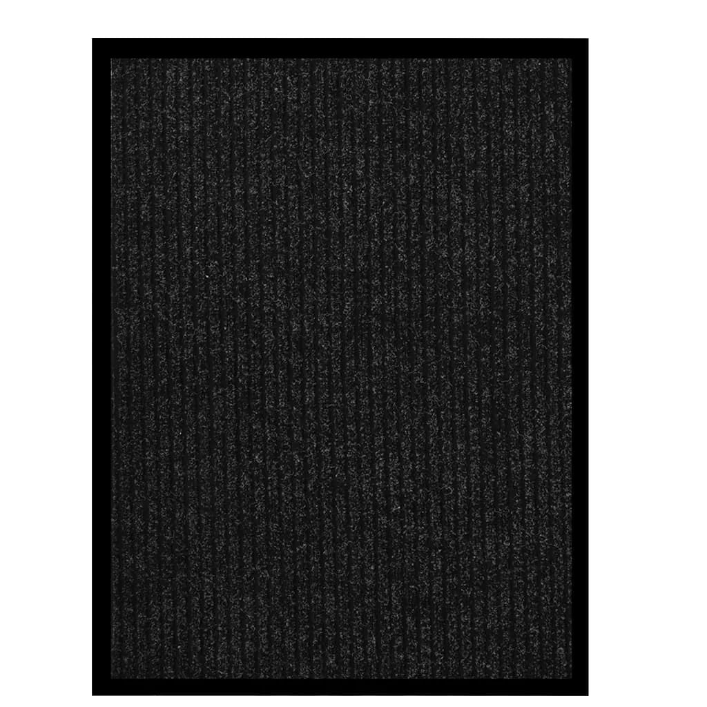  VidaXL Fußmatte Anthrazit Gestreift 60x80 Cm
