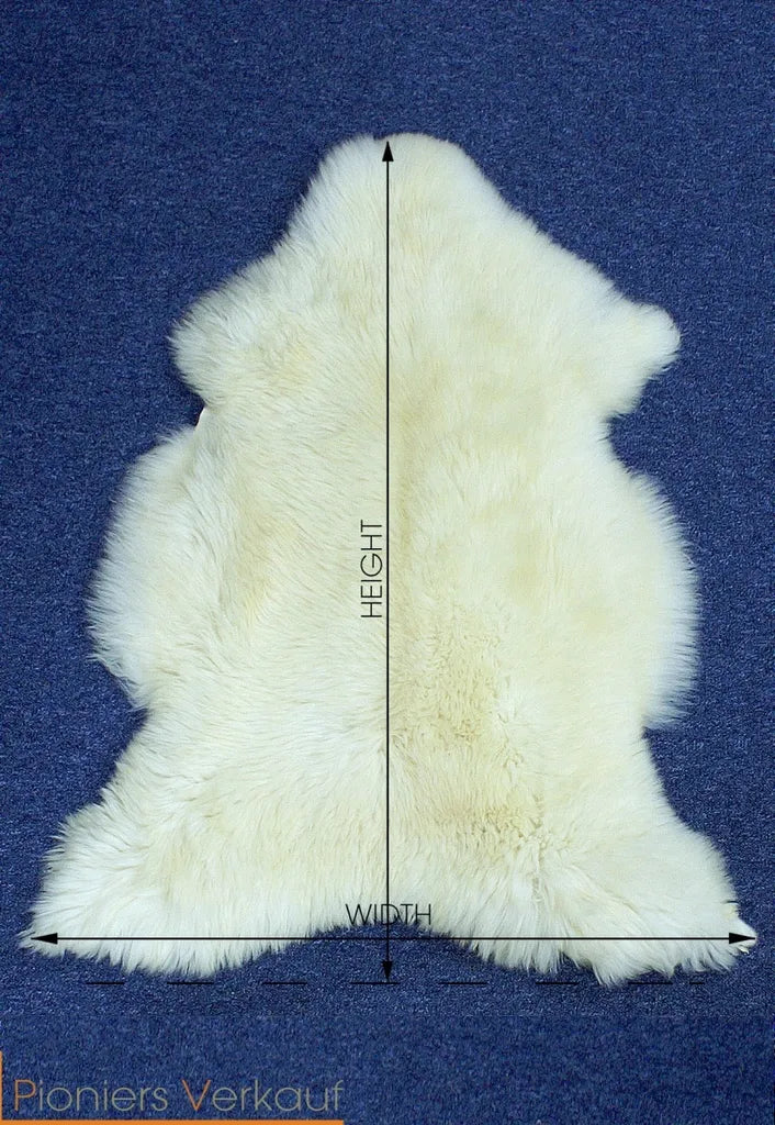  XXL Schaffell Lammfell Teppich Naturprodukt Pflanzlich Gegerbt Naturweiß 120-130 Cm Echtfell Fellteppich