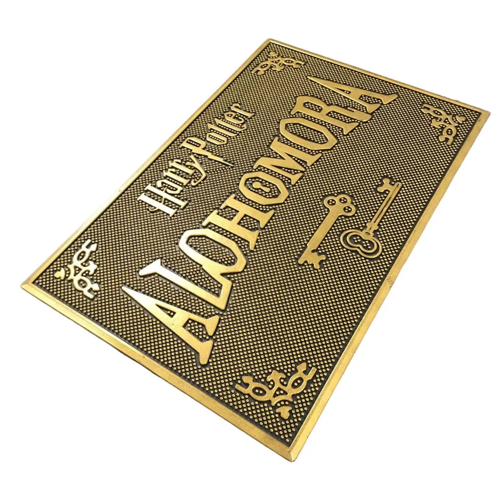  HP - Alohomora Fußmatte Aus Gummi 60 X 40 Cm Door Mat Harry Potter Rutschfeste Türmatte
