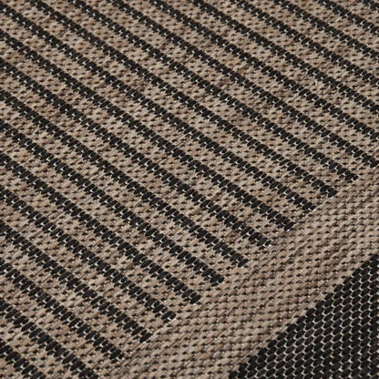  VidaXL Outdoor-Teppich Flachgewebe 160x230 Cm Dunkelbraun