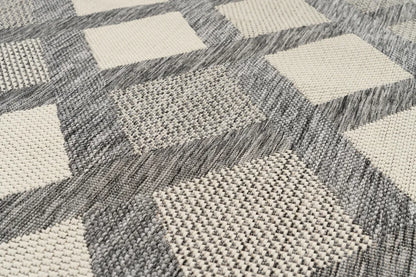  Kayoom - Kurzflor Teppich Splash 800 Creme Grösse: 200cm X 290cm