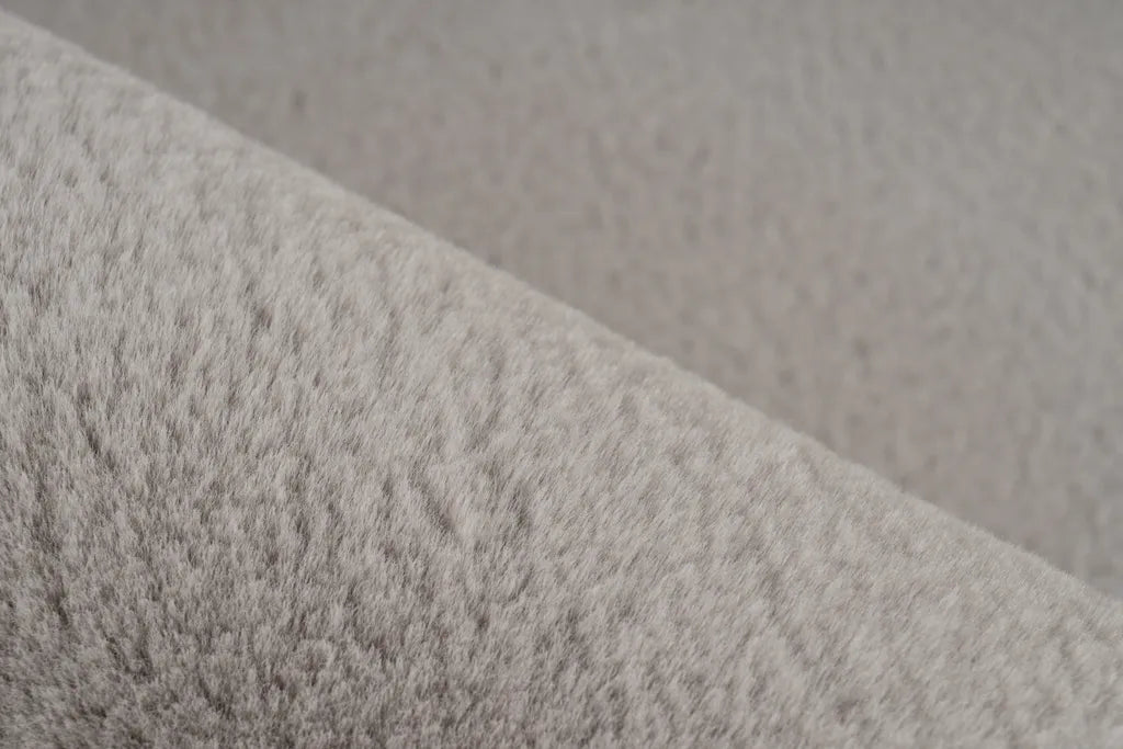  Kayoom - Hochflor Teppich Rabbit Light 525 Silber Grösse: 160cm X 230cm