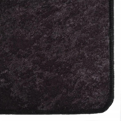  VidaXL Teppich Waschbar 120x180 Cm Anthrazit Rutschfest