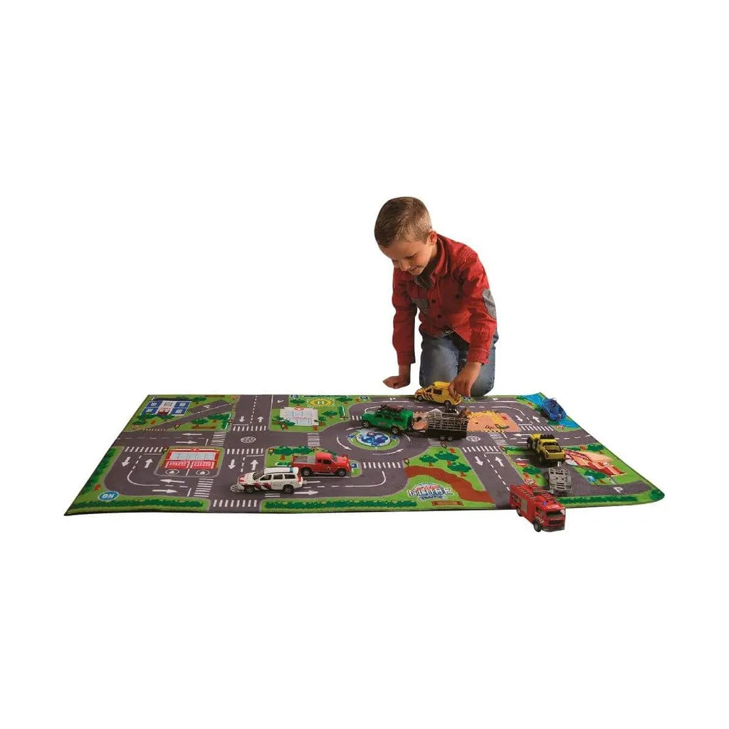  Kids Globe Spielteppich Mit LED-Ampeln 72x120 Cm