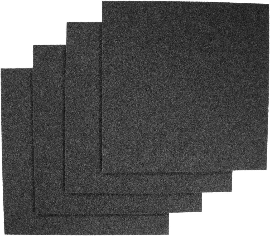  Floori Teppichfliesen Jazz 50x50 Cm Premiumklasse Antistatisch Bitum 2,5 Kg/m² Farbe: Anthrazit