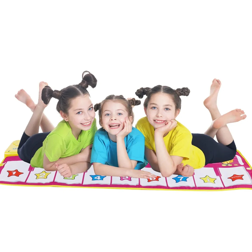  Kinder Baby Klavierteppich Klaviermatte Musikmatte Musik Klavier Matte Spielzeug 100*36cm