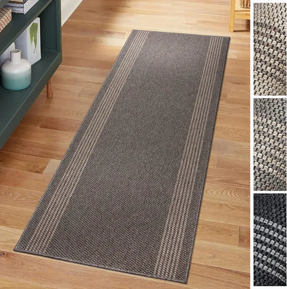  Teppich-Läufer Auf Maß Natura Sisal-Optik Grau-Beige Breite: 80 Cm, Länge: 250 Cm