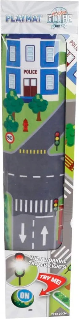  Kids Globe Spielteppich Mit LED-Ampeln 72x120 Cm