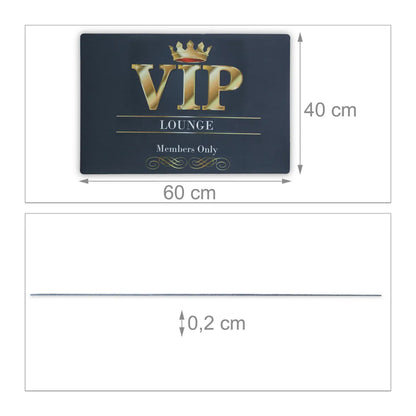  Relaxdays Fußmatte VIP-Lounge 60 X 40 Cm