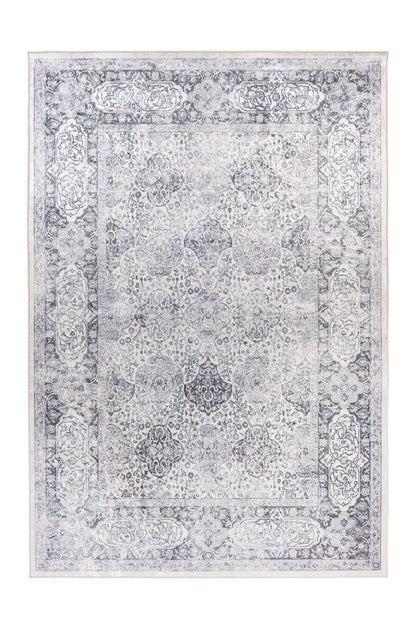  Kayoom - Kurzflor Teppich Rhodin 1025 Grau Grösse: 160cm X 230cm