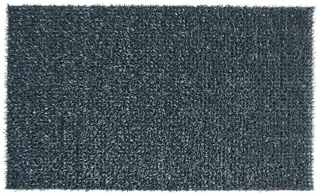  Fortena Fußmatte Grau 40 X 60 Cm Idealer Fußabstreifer Für Außen, Grasoptik, Robust, Leicht Zu Reinigen, Polyethylen, Bürstenmatte Für Eingangstüre
