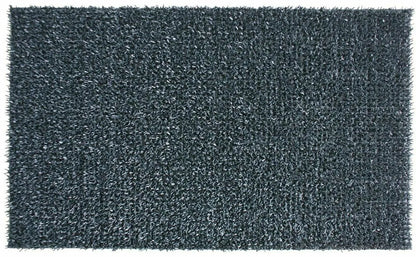  Fortena Fußmatte Grau 40 X 60 Cm Idealer Fußabstreifer Für Außen, Grasoptik, Robust, Leicht Zu Reinigen, Polyethylen, Bürstenmatte Für Eingangstüre