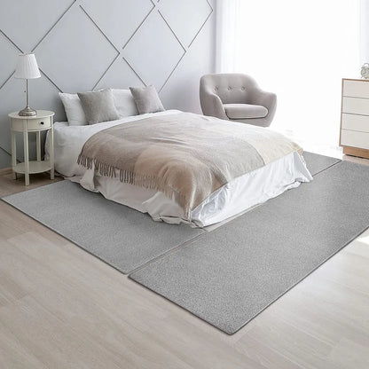  Bettumrandung Dynasty Silbergrau 1 Läufer 67x250 Cm + 2 Brücken 67x140 Cm