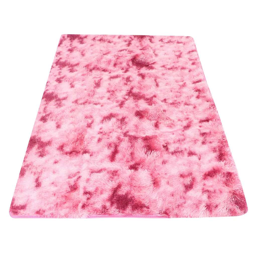  300x200cm Hochflorteppiche Handgemachte Krawattenfarbe Teppich Hauptinnendekoration